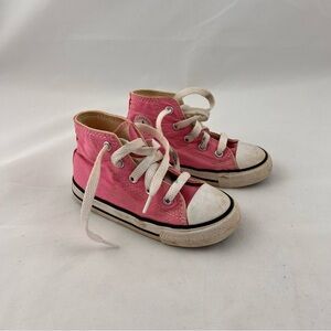 Converse Kids Pink High-Top Sneakers